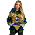 Customized Inter Milan Superhero Armor Blue Green Hoodie Best Selling