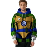 Customized Inter Milan Superhero Armor Blue Green Hoodie Best Selling