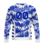 Customized Inter Milan Swirl Flow Blue Sweater Best Selling