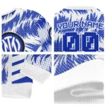 Customized Inter Milan Swirl Flow Blue Sweater Best Selling
