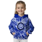 Customized Inter Milan Tie Dye Pattern Blue Hoodie Best Selling