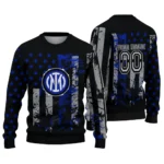 Customized Inter Milan Vintage Usa Flag Black Sweater Best Selling