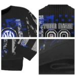 Customized Inter Milan Vintage Usa Flag Black Sweater Best Selling