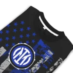 Customized Inter Milan Vintage Usa Flag Black Sweater Best Selling
