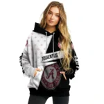 Customized Juventus Abstract Shape Black Hoodie Best Selling