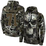 Customized Juventus Camo Skull Hoodie Best Selling