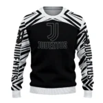 Customized Juventus Chevron Pattern Black Sweater Best Selling