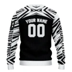 Customized Juventus Chevron Pattern Black Sweater Best Selling