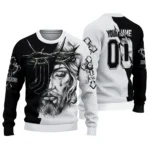 Customized Juventus Jesus Tears Black White Sweater Best Selling