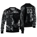 Customized Juventus Skull Collage Black Sweater Best Selling
