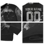 Customized Juventus Skull Collage Black Sweater Best Selling