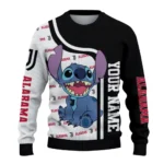 Customized Juventus Stitch Art Prints Black Sweater Best Selling