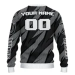 Customized Juventus Stripe Motion Black Sweater Best Selling