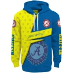 Customized Leeds United Abstract Shape Blue Hoodie Best Selling