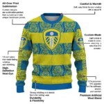 Customized Leeds United Bulldog Motif Sweater Best Selling