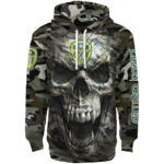 Customized Leeds United Camo Skull Hoodie Best Selling