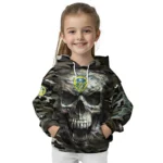 Customized Leeds United Camo Skull Hoodie Best Selling