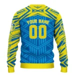 Customized Leeds United Chevron Pattern Blue Sweater Best Selling