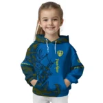 Customized Leeds United Deer Silhouette Blue Hoodie Best Selling