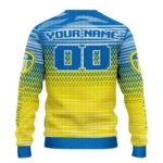 Customized Leeds United Diamond Mesh Sweater Best Selling
