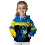 Customized Leeds United Grim Reaper Blue Black Hoodie Best Selling