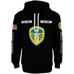 Customized Leeds United Punisher Skull Black Hoodie Best Selling