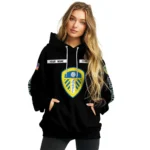 Customized Leeds United Punisher Skull Black Hoodie Best Selling