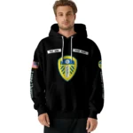 Customized Leeds United Punisher Skull Black Hoodie Best Selling