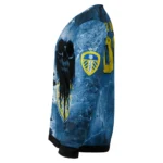 Customized Leeds United Skull Collage Blue Sweater Best Selling
