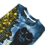 Customized Leeds United Skull Collage Blue Sweater Best Selling