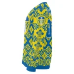 Customized Leeds United Snowflake Matrix Blue Sweater Best Selling