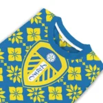 Customized Leeds United Snowflake Matrix Blue Sweater Best Selling