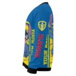 Customized Leeds United Stitch Art Prints Blue Sweater Best Selling