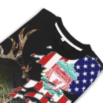 Customized Liverpool American Flag Claw Sweater Best Selling