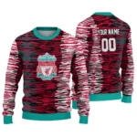 Customized Liverpool Camouflage Stripe Red White Sweater Best Selling