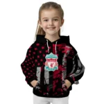 Customized Liverpool Distressed Flag Red Black Hoodie Best Selling