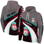 Customized Liverpool Hexagonal Mesh Red Black Gray Hoodie Best Selling