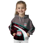 Customized Liverpool Hexagonal Mesh Red Black Gray Hoodie Best Selling