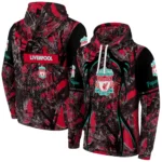 Customized Liverpool Hunting Theme Red Black Hoodie Best Selling