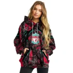 Customized Liverpool Hunting Theme Red Black Hoodie Best Selling