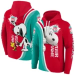 Customized Liverpool Peeking Snoopy Red Hoodie Best Selling
