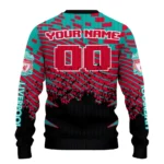 Customized Liverpool Pixel Flow Red Black Sweater Best Selling