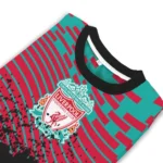 Customized Liverpool Pixel Flow Red Black Sweater Best Selling