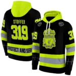 Customized Liverpool Safety Motif Black Neon Green Hoodie Best Selling