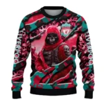 Customized Liverpool Skull Horde Red Sweater Best Selling