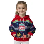 Customized Liverpool Spongebob Patrick Star Red Navy Hoodie Best Selling