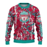 Customized Liverpool Streak Overlay Red Sweater Best Selling