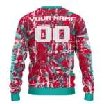 Customized Liverpool Streak Overlay Red Sweater Best Selling