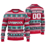 Customized Liverpool Tent Stripes Red White Sweater Best Selling