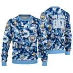 Customized Manchester City Camouflage Motif Sweater Best Selling
